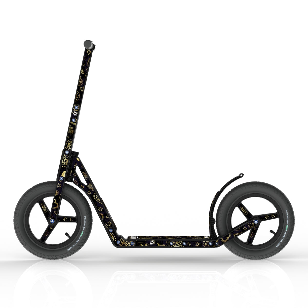 LIFERYDER INFINITY Hearts of Gold all-terrain kids scooter side view
