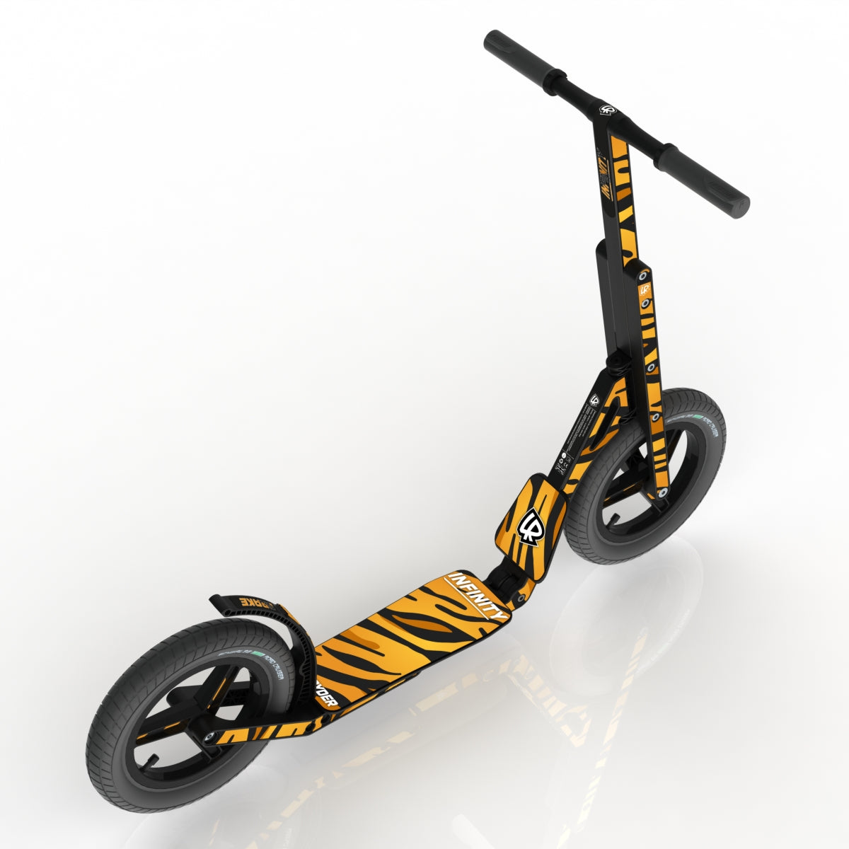 LIFERYDER INFINITY Hull Stripes 12 inch air tyre scooter top view