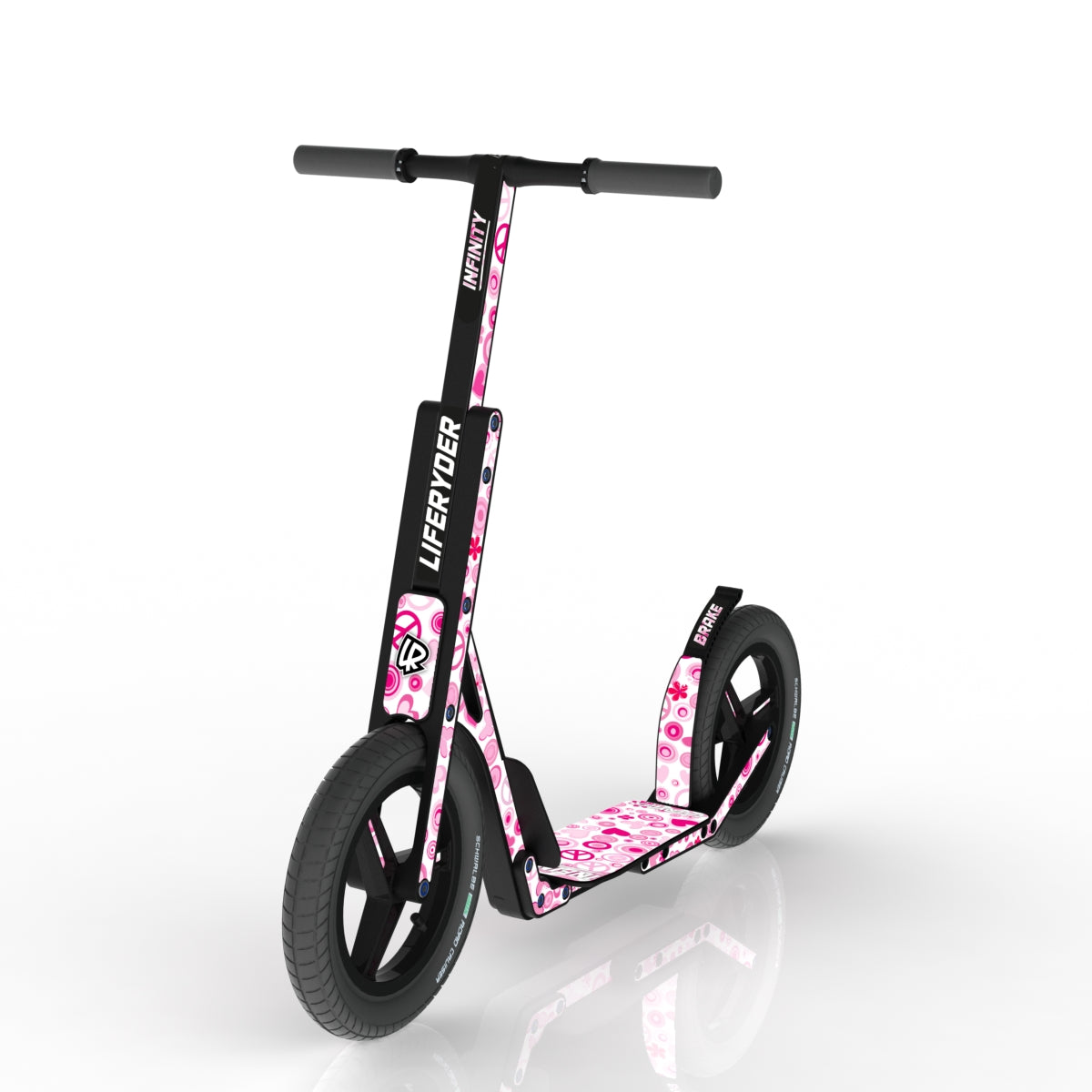 LIFERYDER INFINITY Peace & Love scooter sticker set preview