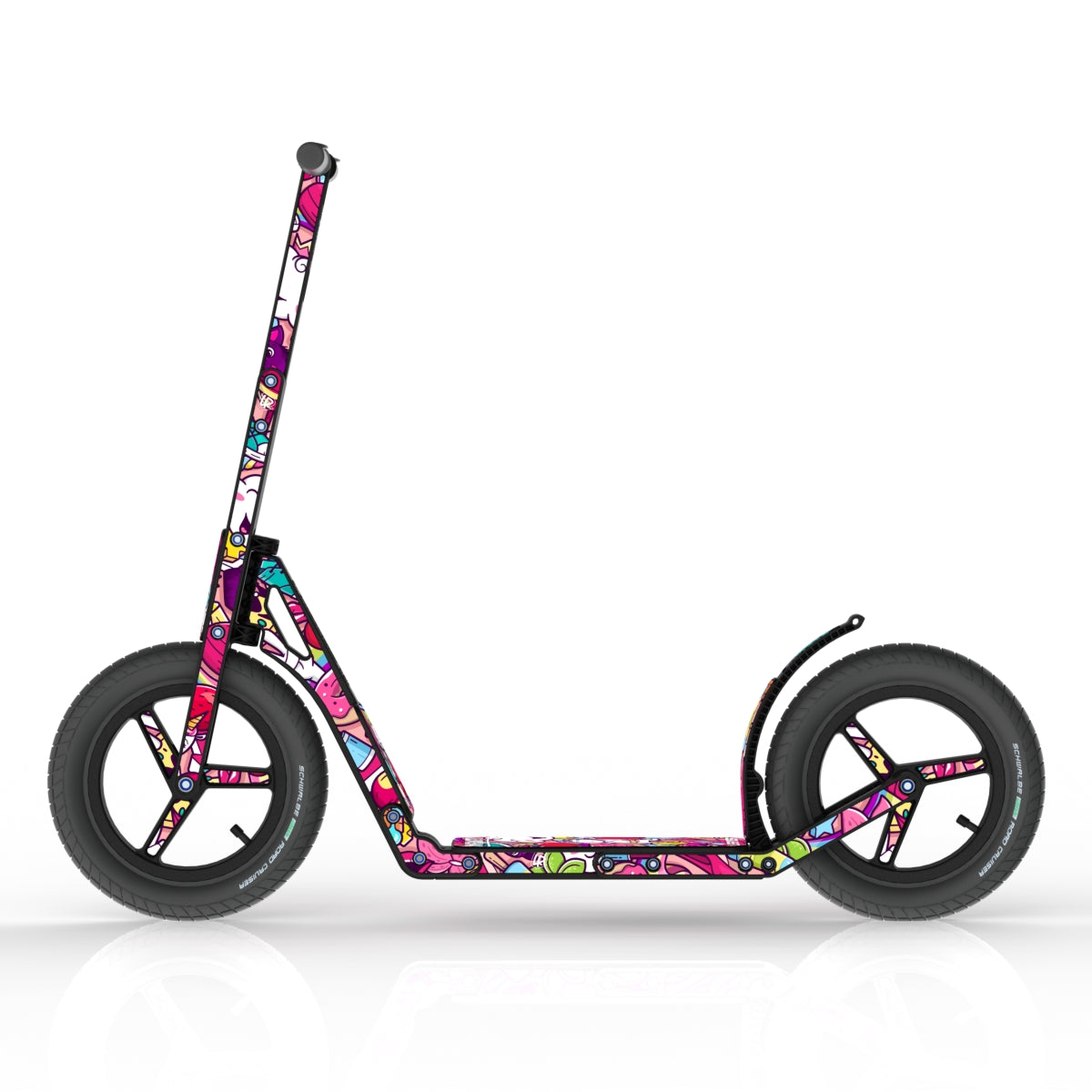 LIFERYDER INFINITY Popkins all-terrain kids scooter side view