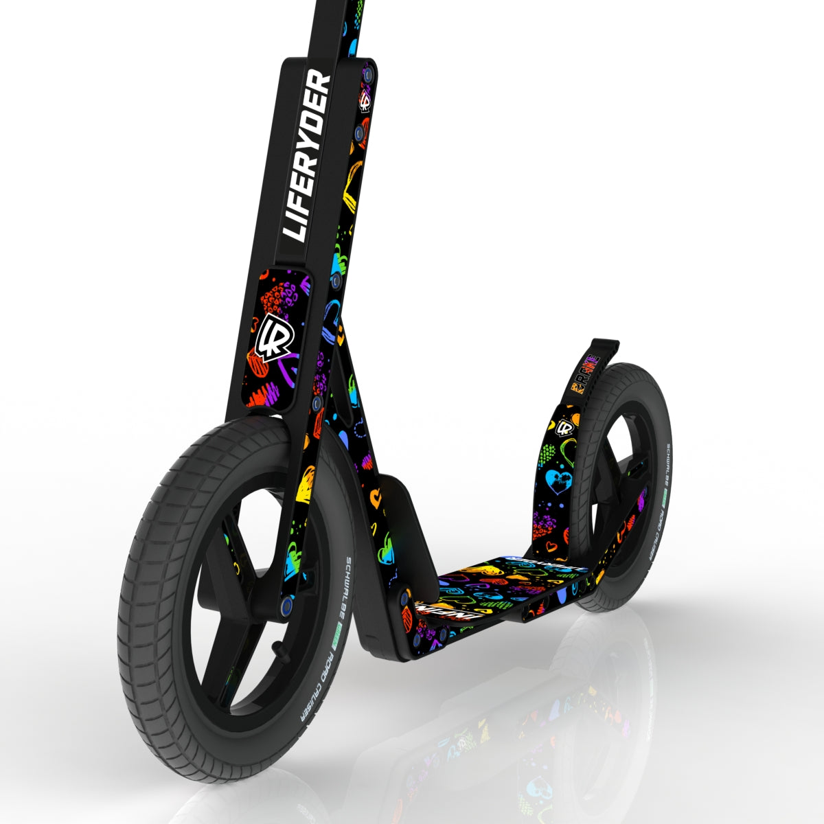 LIFERYDER INFINITY Rainbow Hearts EVOLV graphics graphic detail