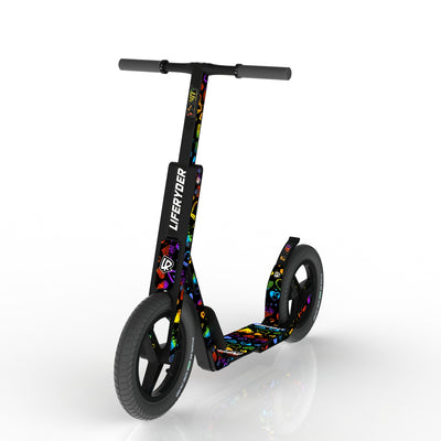 LIFERYDER INFINITY Rainbow Hearts scooter sticker set preview