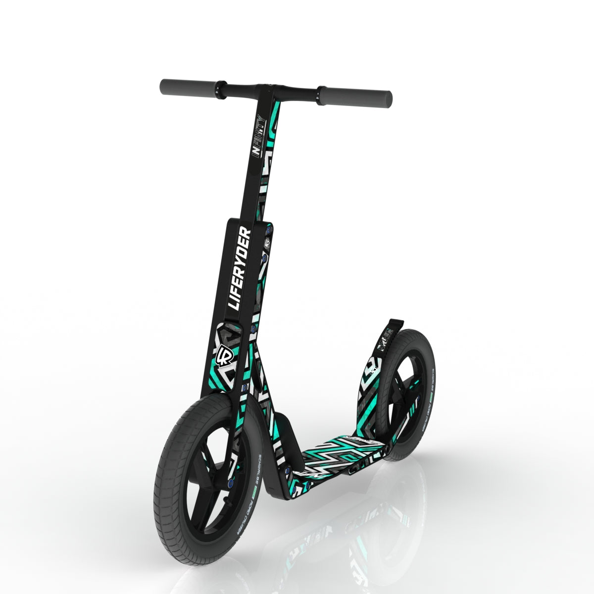LIFERYDER INFINITY Spearmint Maze scooter sticker set preview