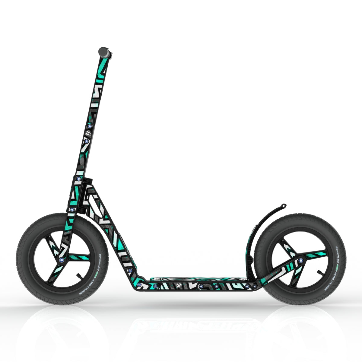 LIFERYDER INFINITY Spearmint Maze all-terrain kids scooter side view