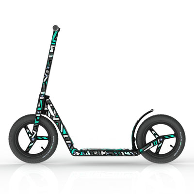 LIFERYDER INFINITY Spearmint Maze all-terrain kids scooter side view