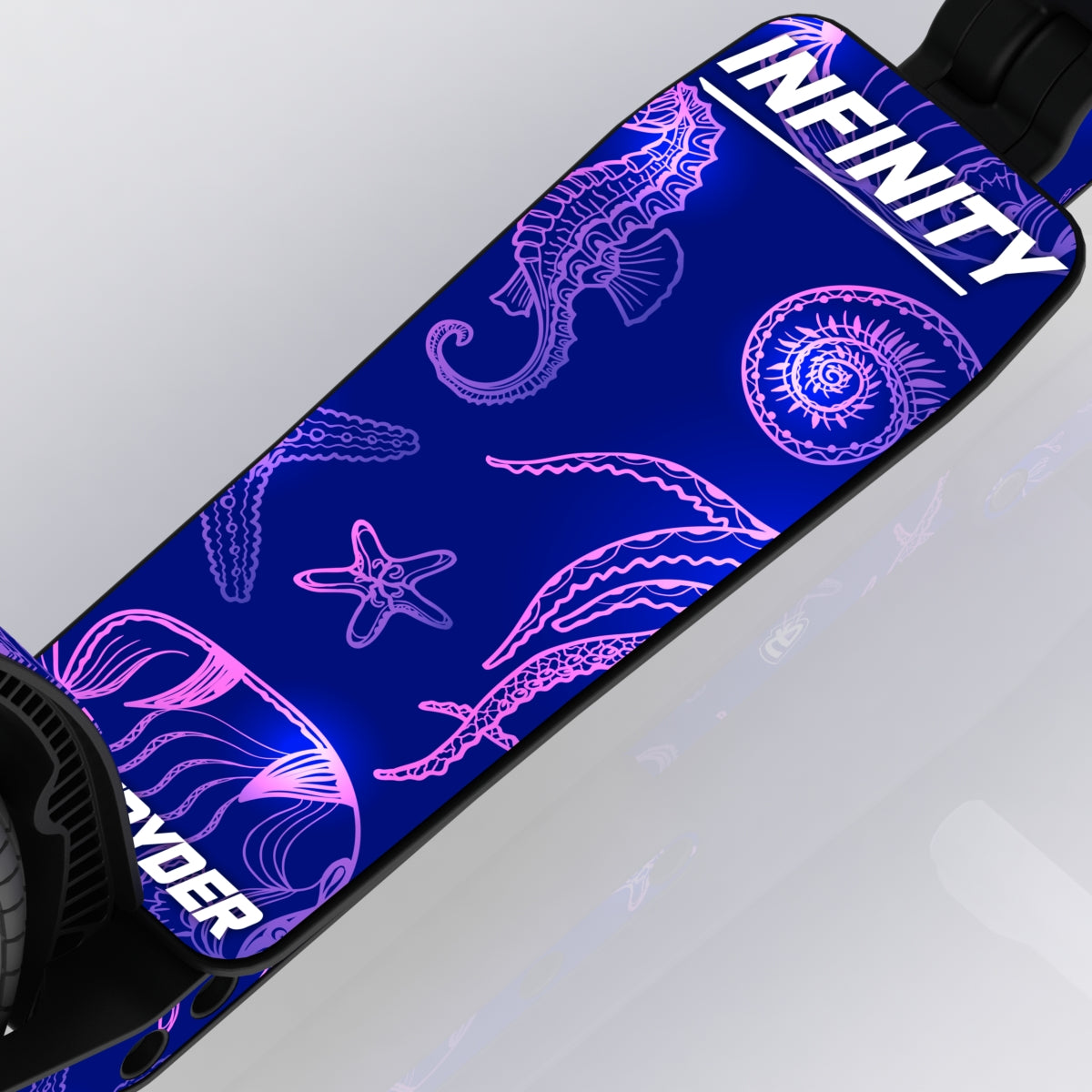 LIFERYDER INFINITY Ultraviolet wide scooter deck deck detail