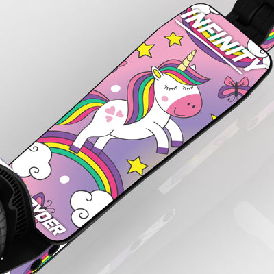 LIFERYDER INFINITY Unicorn wide scooter deck deck detail