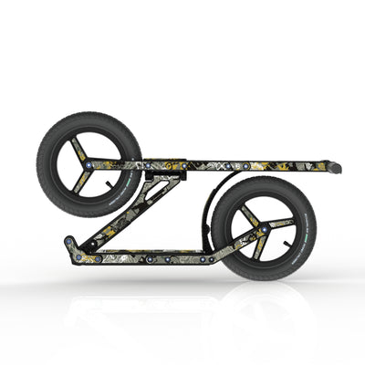 LIFERYDER INFINITY Urban Sports collapsible big wheel scooter folded view