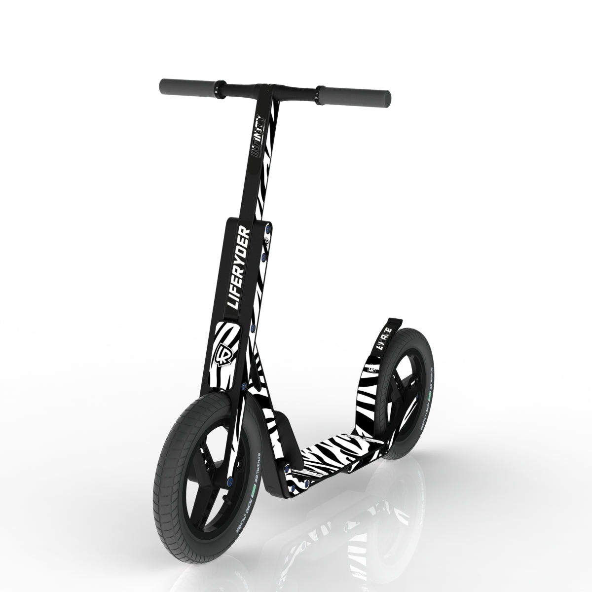 LIFERYDER VOGUE Zebra Stripes balance bike sticker set preview