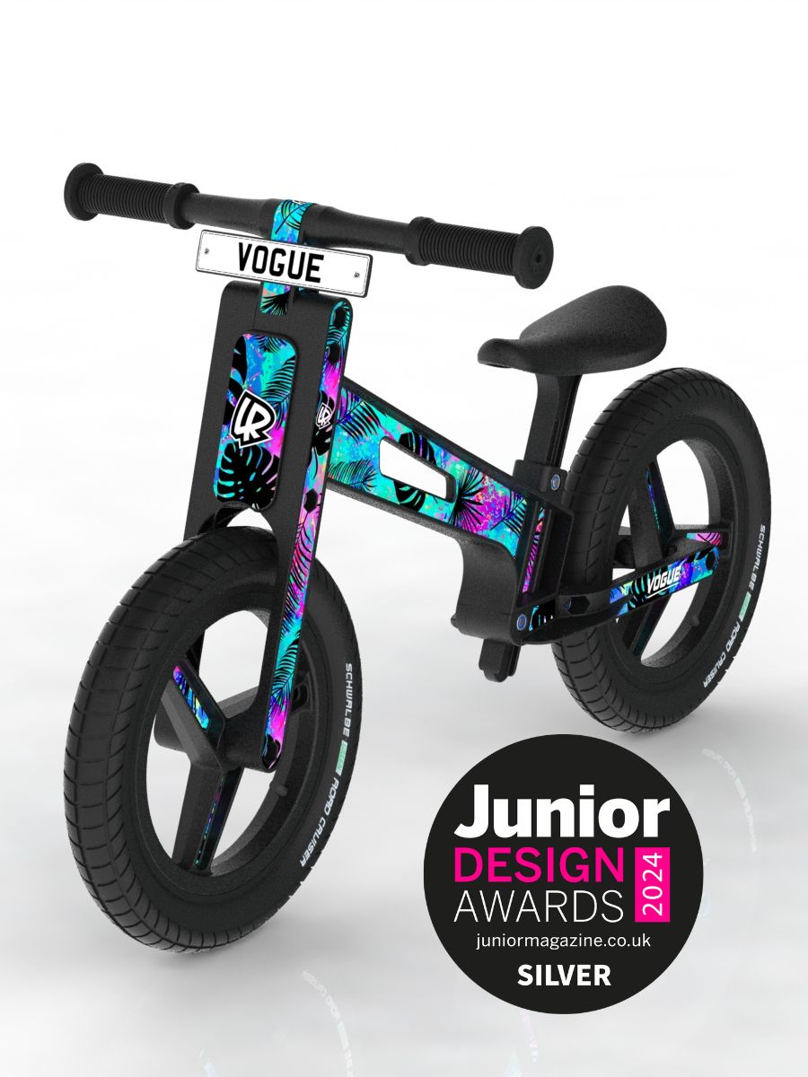 LIFERYDER VOGUE balance bike Junior Design Awards 2024 silver winner