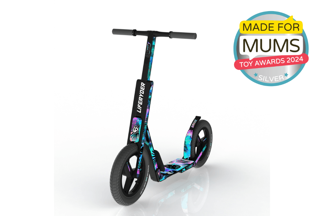 LIFERYDER INFINITY scooter MadeForMums Toy Awards 2024 silver winner