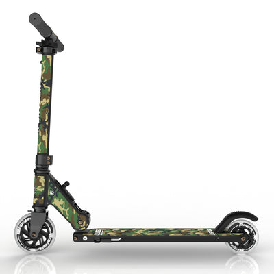 LIFERYDER QUEST Army Camo small wheel scooter side view