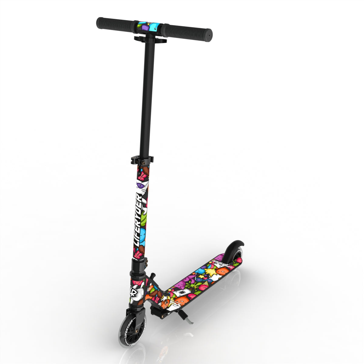 LIFERYDER QUEST Carnival Cats 2 wheel scooter product view