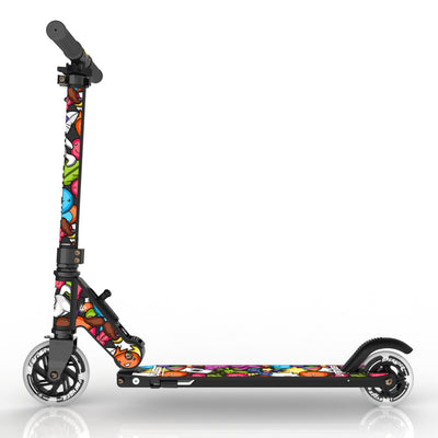 LIFERYDER QUEST Carnival Cats small wheel scooter side view
