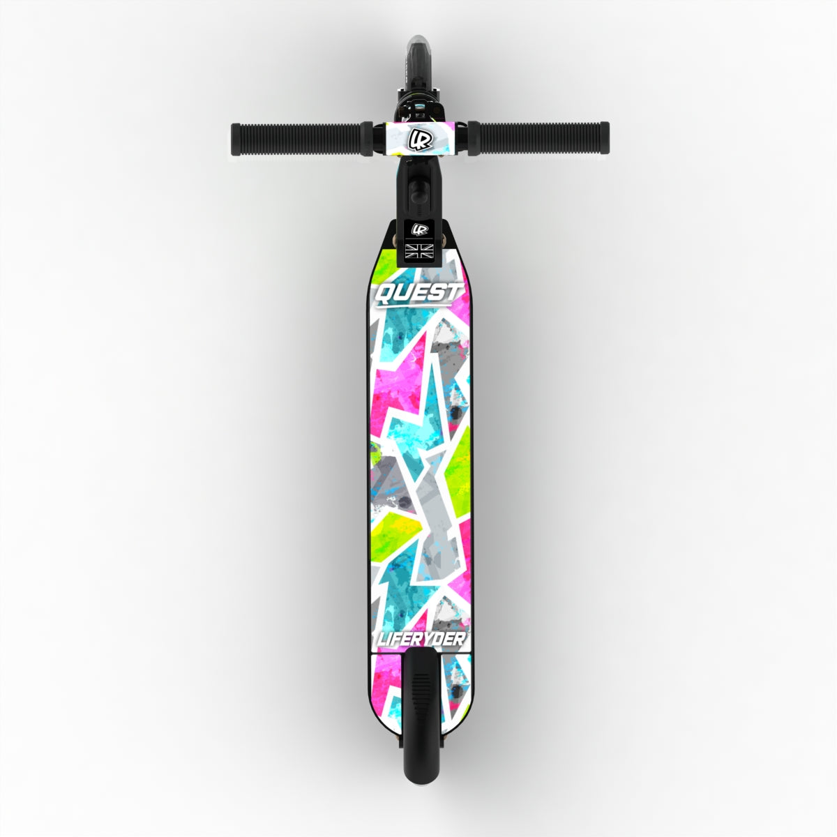 LIFERYDER QUEST Citrus adjustable height 2 wheel scooter extended view