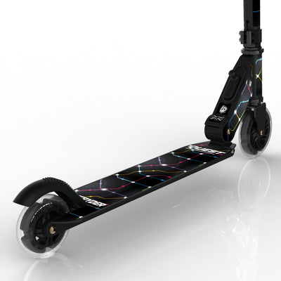 LIFERYDER QUEST Cyber Metro light-up LED wheels scooter detail