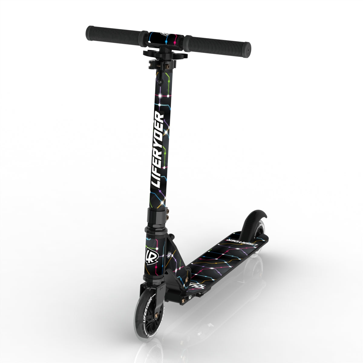 LIFERYDER QUEST Cyber Metro scooter sticker set preview
