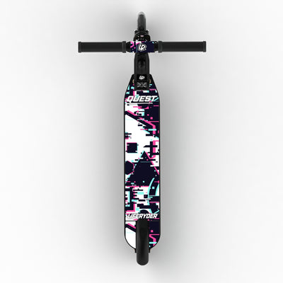 LIFERYDER QUEST Glitch adjustable height 2 wheel scooter extended view