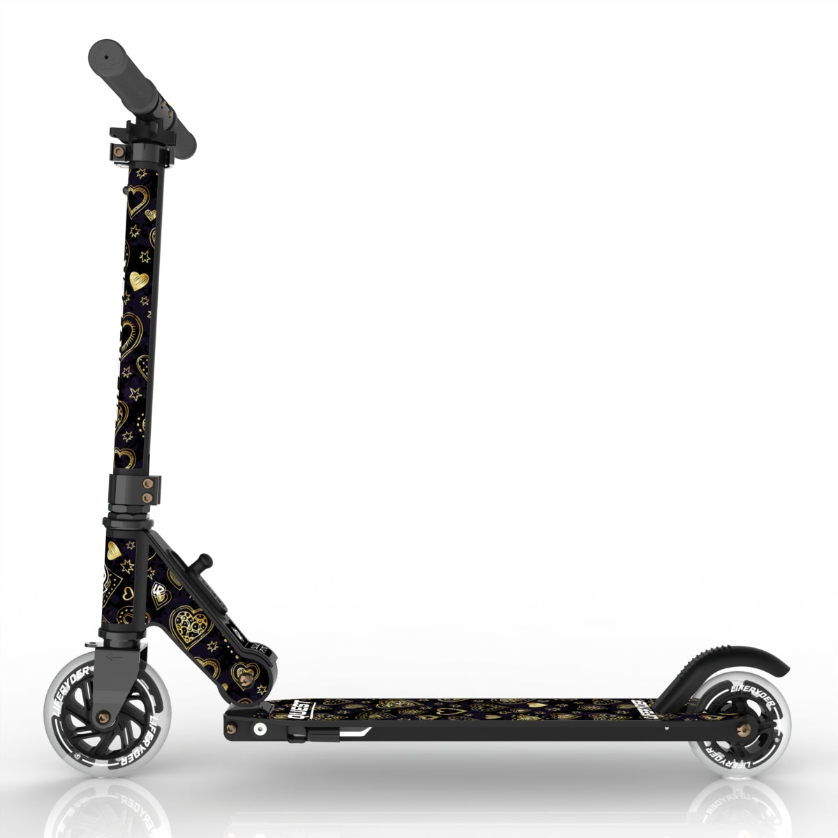 LIFERYDER QUEST Hearts of Gold small wheel scooter side view