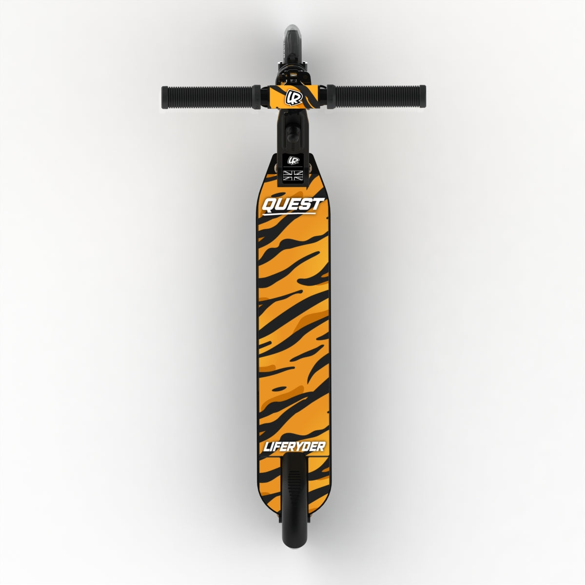 LIFERYDER QUEST Hull Stripes adjustable height 2 wheel scooter extended view
