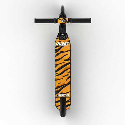 LIFERYDER QUEST Hull Stripes adjustable height 2 wheel scooter extended view