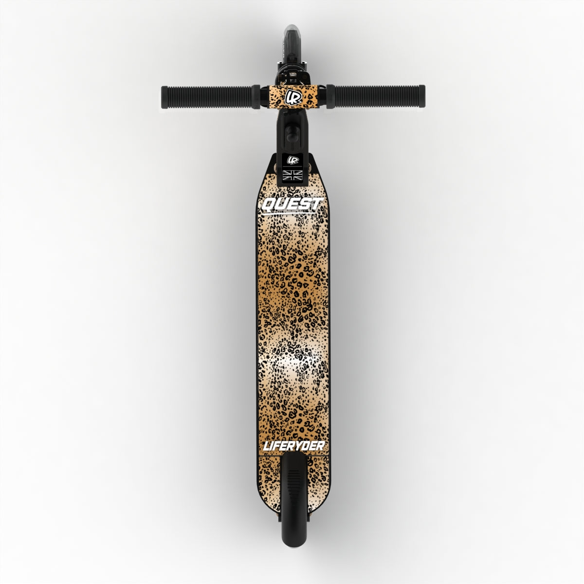 LIFERYDER QUEST Leopard Sprint adjustable height 2 wheel scooter extended view