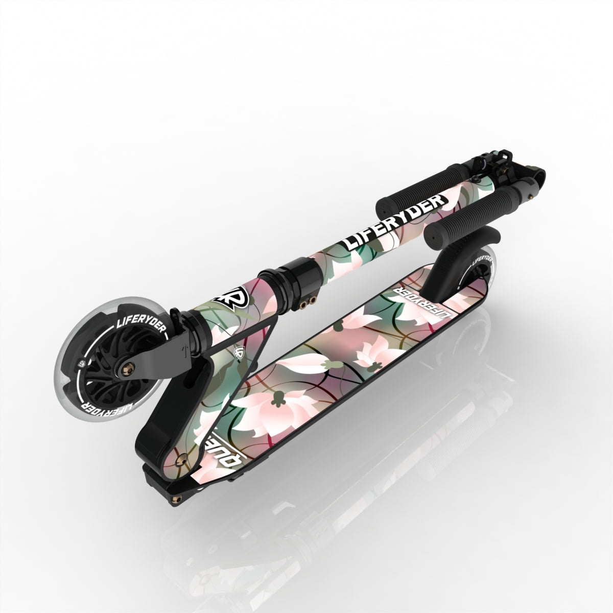 LIFERYDER QUEST Lily folding kids scooter folded view