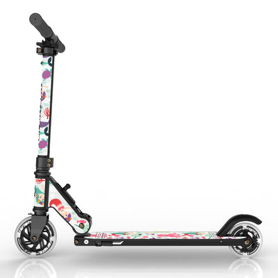 LIFERYDER QUEST Mermaids & Dolphins small wheel scooter side view