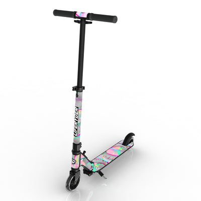 LIFERYDER QUEST Pink Glitch 2 wheel scooter product view