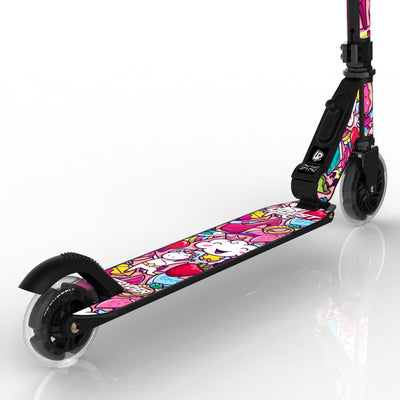 LIFERYDER QUEST Popkins light-up LED wheels scooter detail
