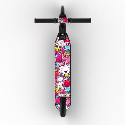 LIFERYDER QUEST Popkins adjustable height 2 wheel scooter extended view