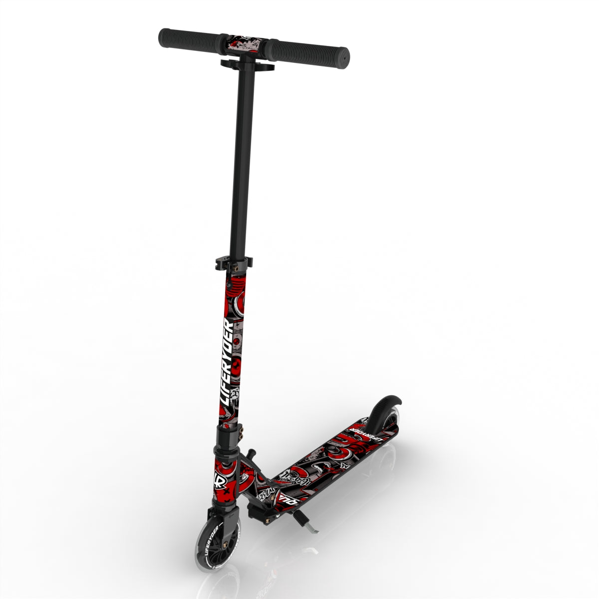 LIFERYDER QUEST Red Mist 2 wheel scooter product view