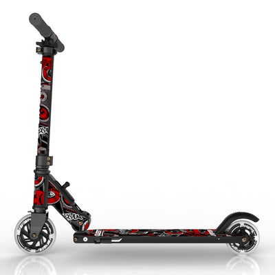 LIFERYDER QUEST Red Mist small wheel scooter side view
