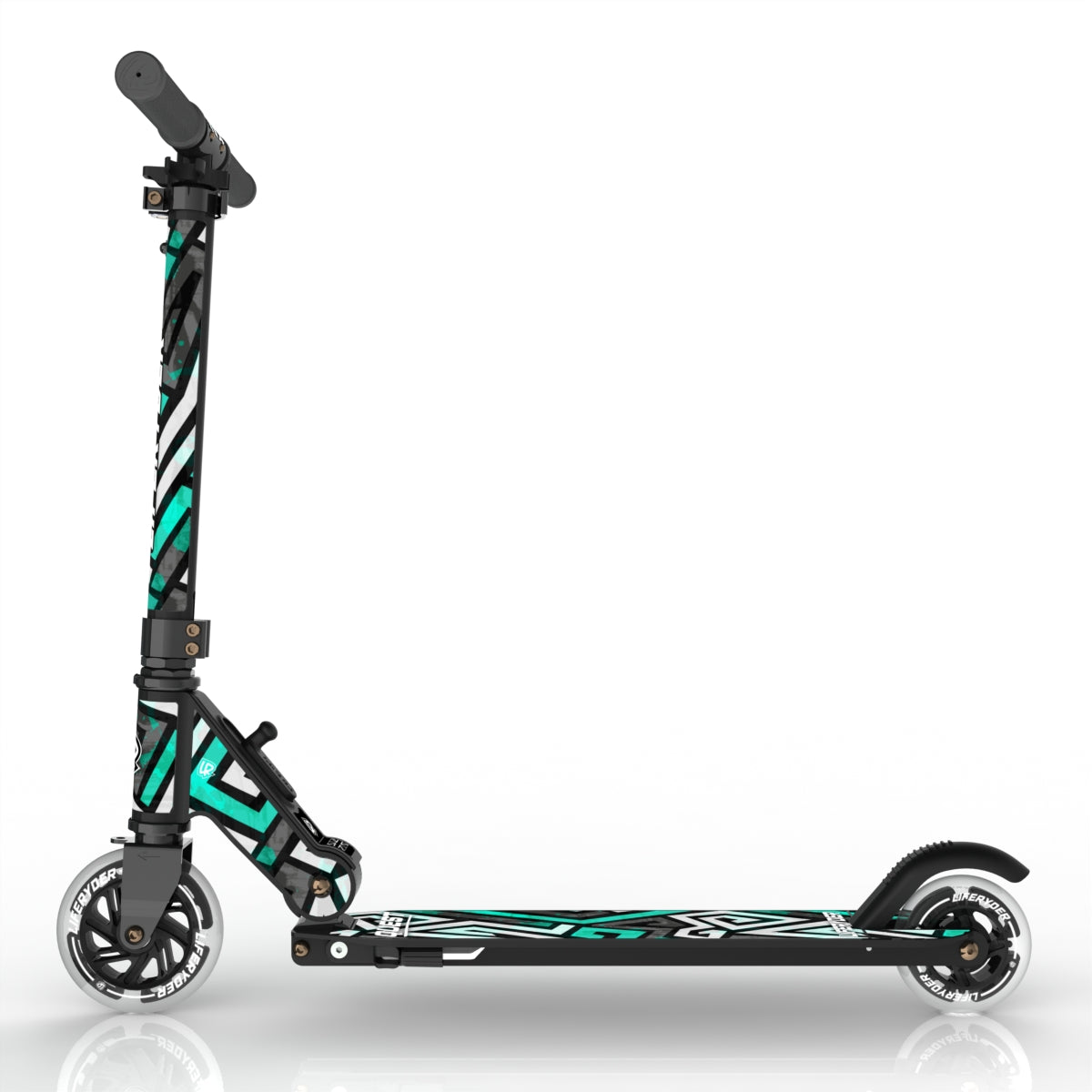 LIFERYDER QUEST Spearmint Maze small wheel scooter side view