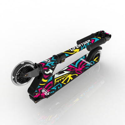 LIFERYDER QUEST Street Attack folding kids scooter folded view