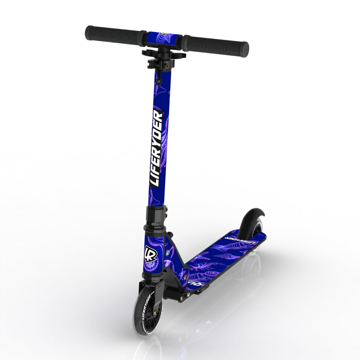 LIFERYDER QUEST Ultraviolet scooter sticker set preview