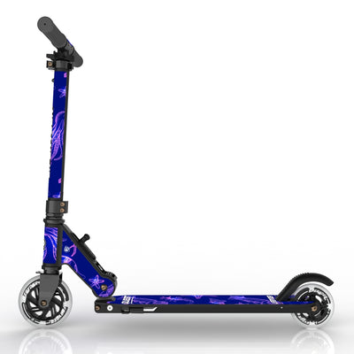 LIFERYDER QUEST Ultraviolet small wheel scooter side view
