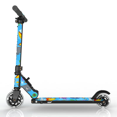 LIFERYDER QUEST Under the Sea small wheel scooter side view