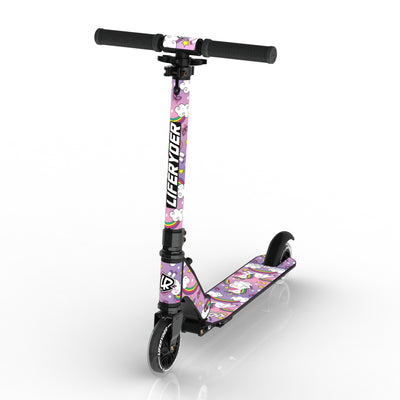 LIFERYDER QUEST Unicorn scooter sticker set preview