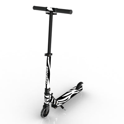 LIFERYDER QUEST Zebra Stripes 2 wheel scooter product view