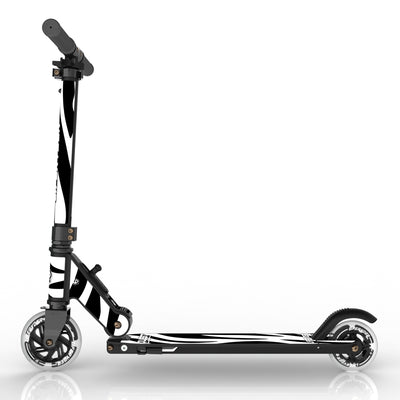 LIFERYDER QUEST Zebra Stripes small wheel scooter side view