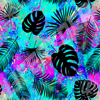 EVOLV™ Neon Palm scooter sticker set for LIFERYDER scooters and balance bikes