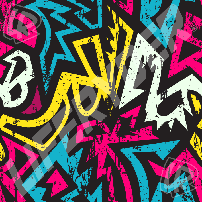 EVOLV™ Street Attack scooter sticker set for LIFERYDER scooters and balance bikes