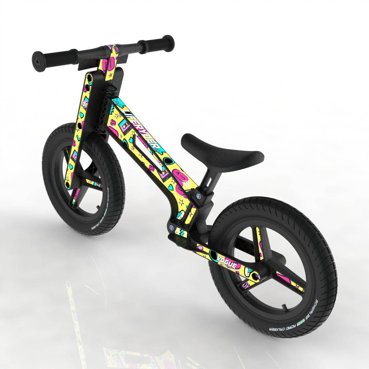 LIFERYDER VOGUE 90s 12 inch air tyre balance bike rear view