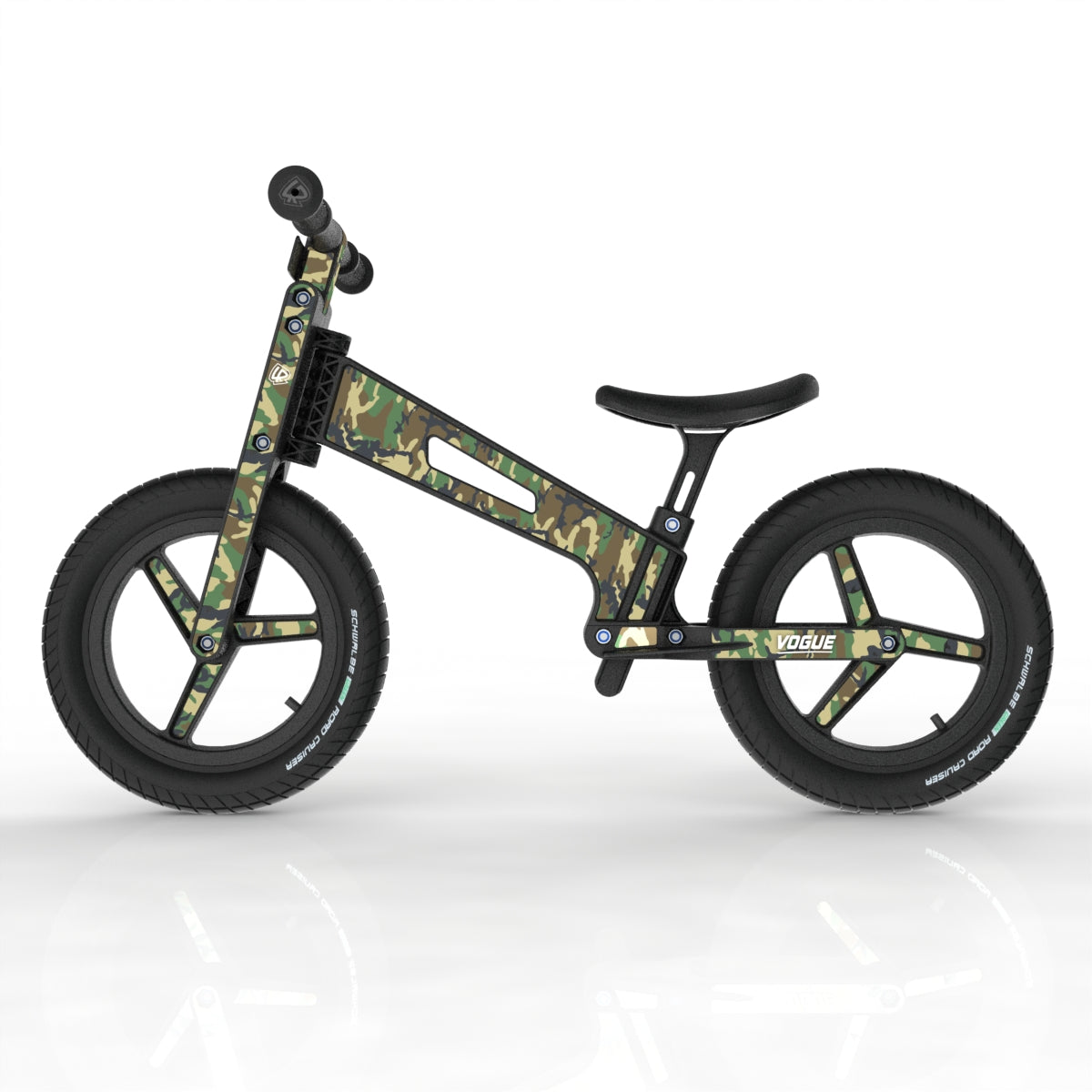 LIFERYDER VOGUE Army Camo toddler balance bike side view
