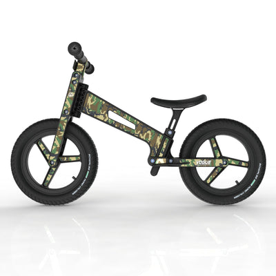 LIFERYDER VOGUE Army Camo toddler balance bike side view