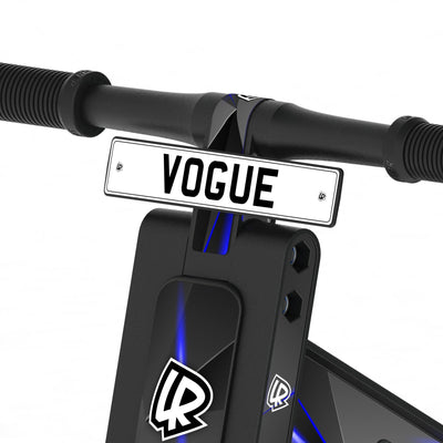 LIFERYDER VOGUE Blue Stealth adjustable seat balance bike detail