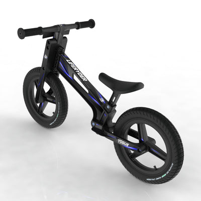 LIFERYDER VOGUE Blue Stealth 12 inch air tyre balance bike rear view