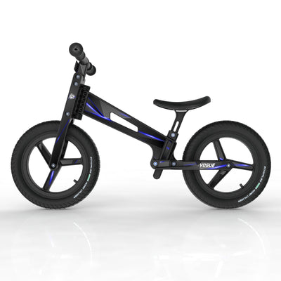 LIFERYDER VOGUE Blue Stealth toddler balance bike side view