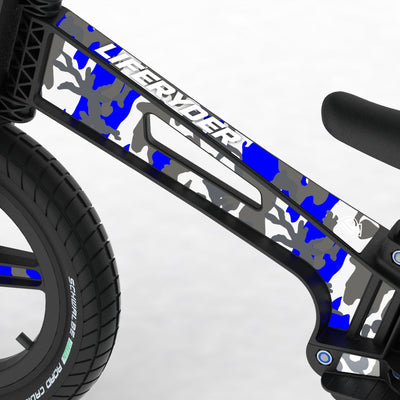 LIFERYDER VOGUE Blue Storm footrest balance bike detail